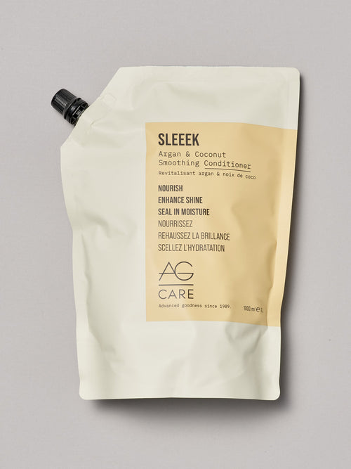 AG Care SLEEEK Argan & Coconut Smoothing Conditioner 1 L Refill