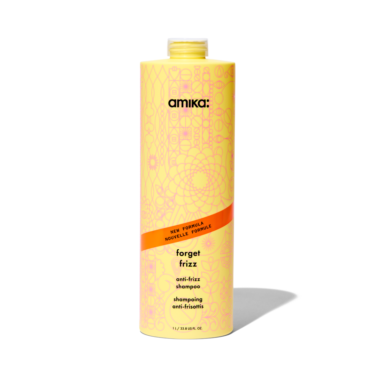 Amika Forget Frizz Anti-Frizz Shampoo, 1 L