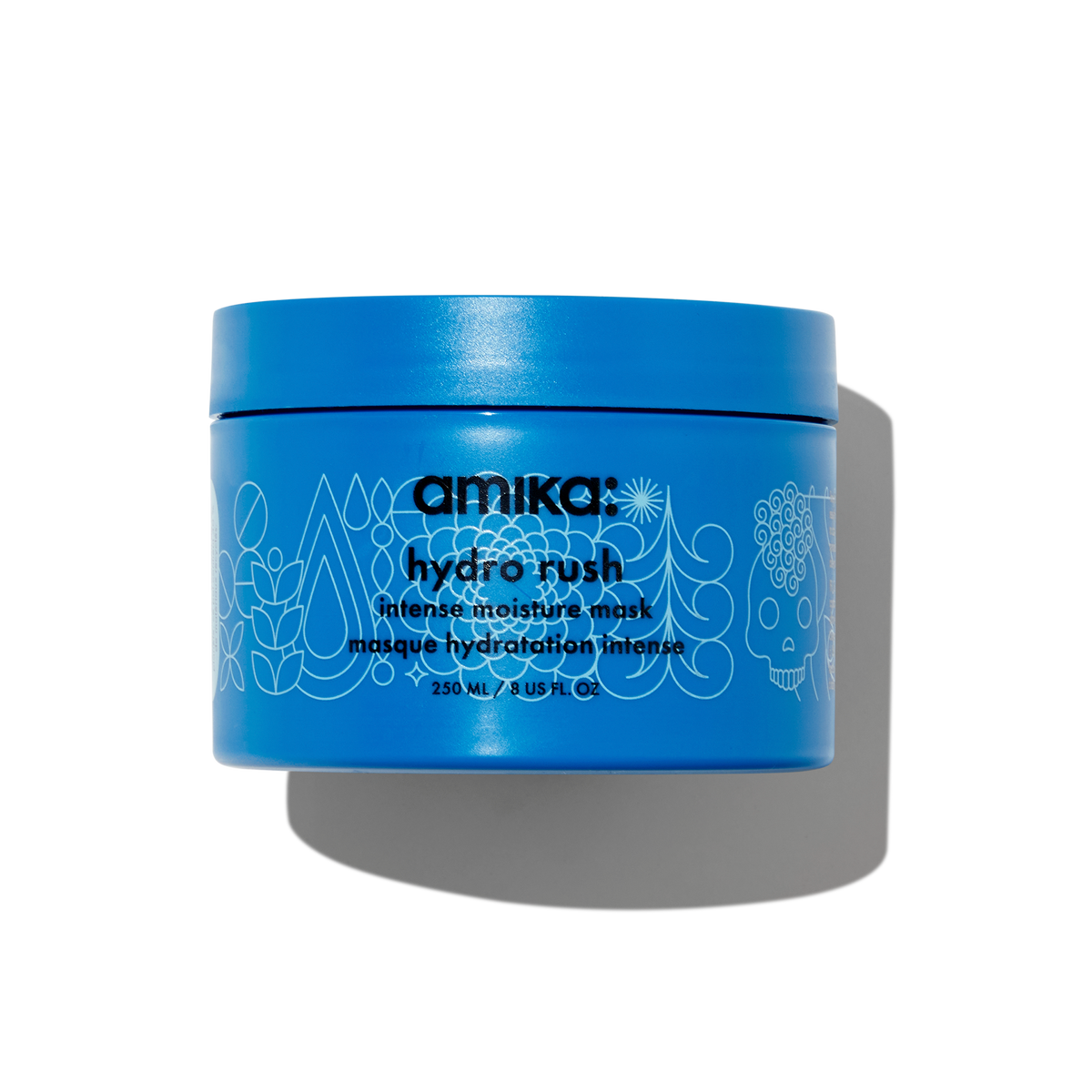 Amika Hydro Rush Intense Moisture Hair Mask With Hyaluronic Acid, 250 mL