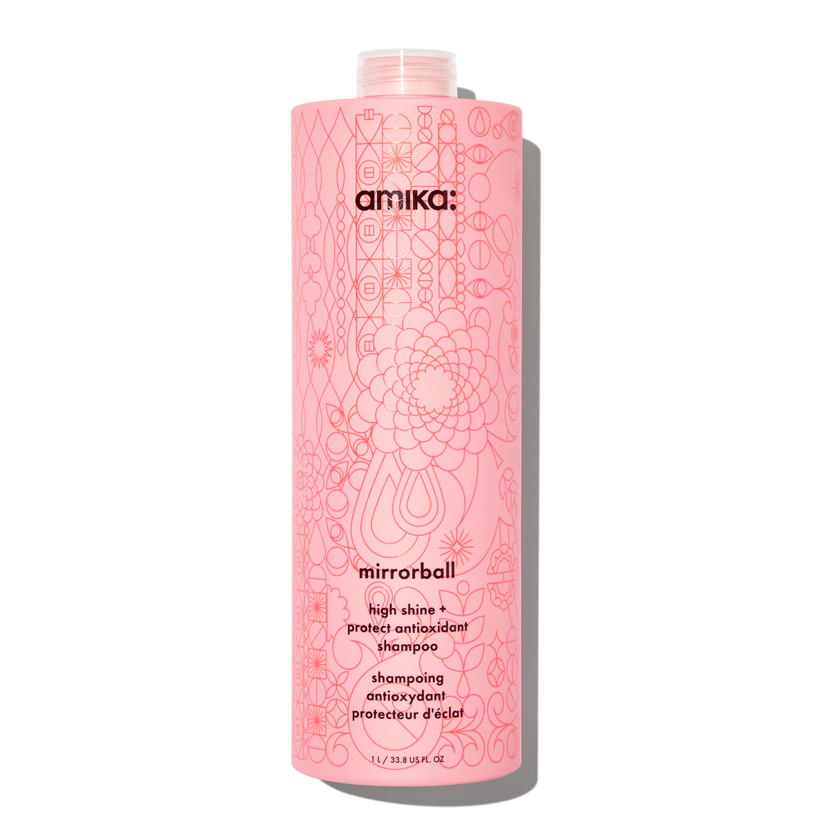 Amika Mirrorball High Shine + Protect Antioxidant Shampoo, 1 L
